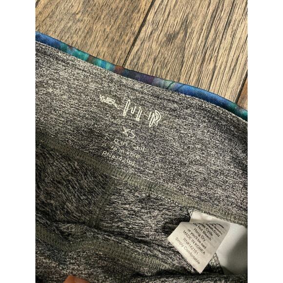 Lularoe Jordan Full Length Workout Leggings, Athletic, XS Gray Watercolor - Picture 2 of 3